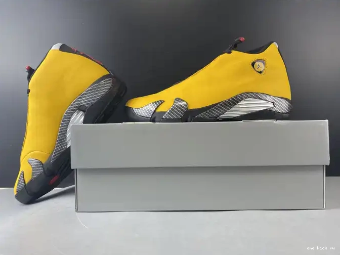 Rep JORDAN RETRO AIR UNIVERSITY 14 BQ3685-706 GOLD 0405